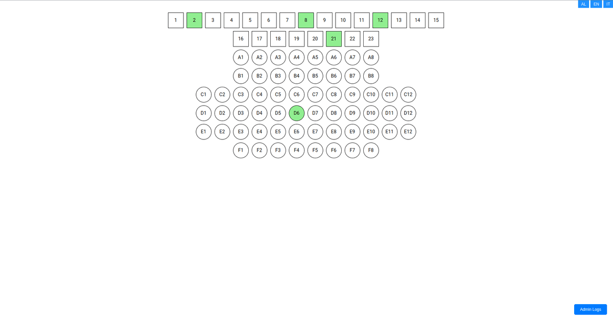 Strandbarens ordersystem - admin-dashboard