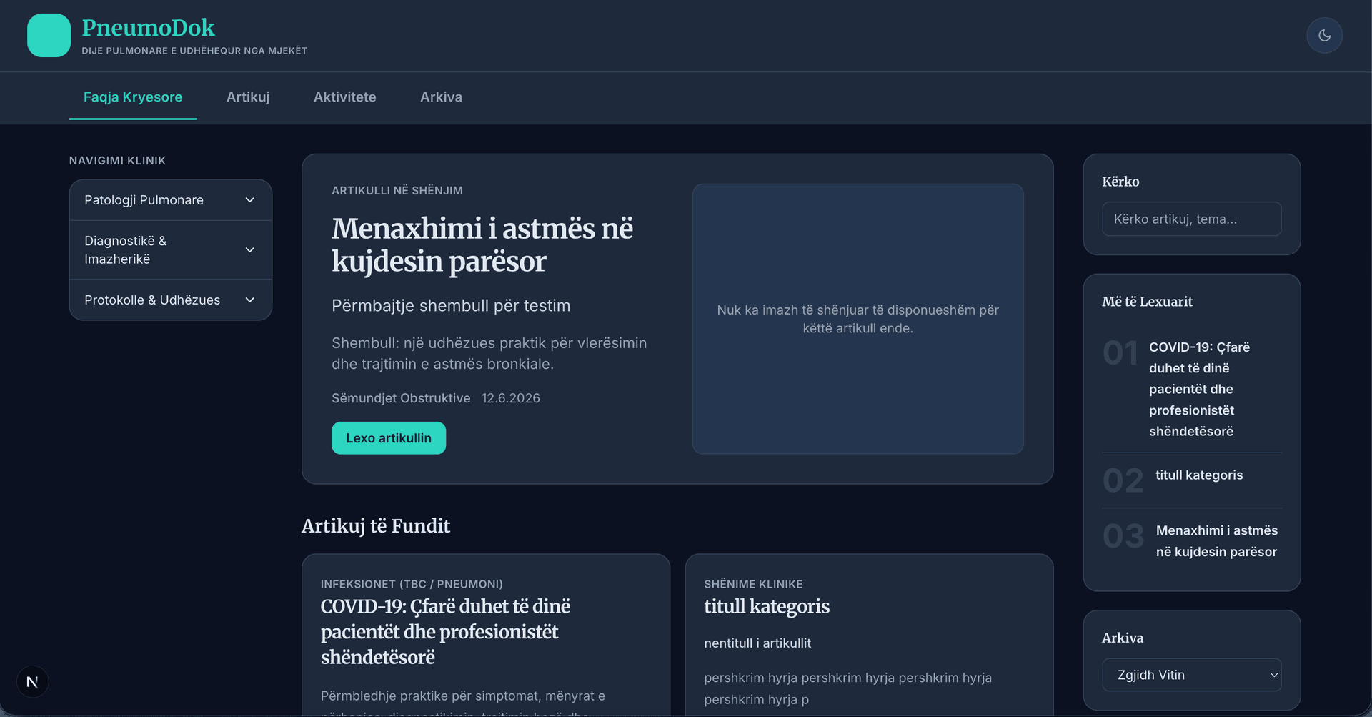 PneumoDoks publika kunskapssajt för lungsjukdomar