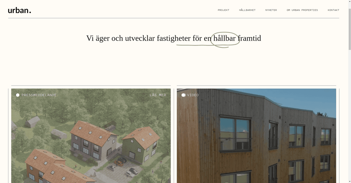 Urban Properties - objektlista